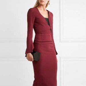 NWT Roland Mouret Ormond dress for Net-A-Porter limited edition.